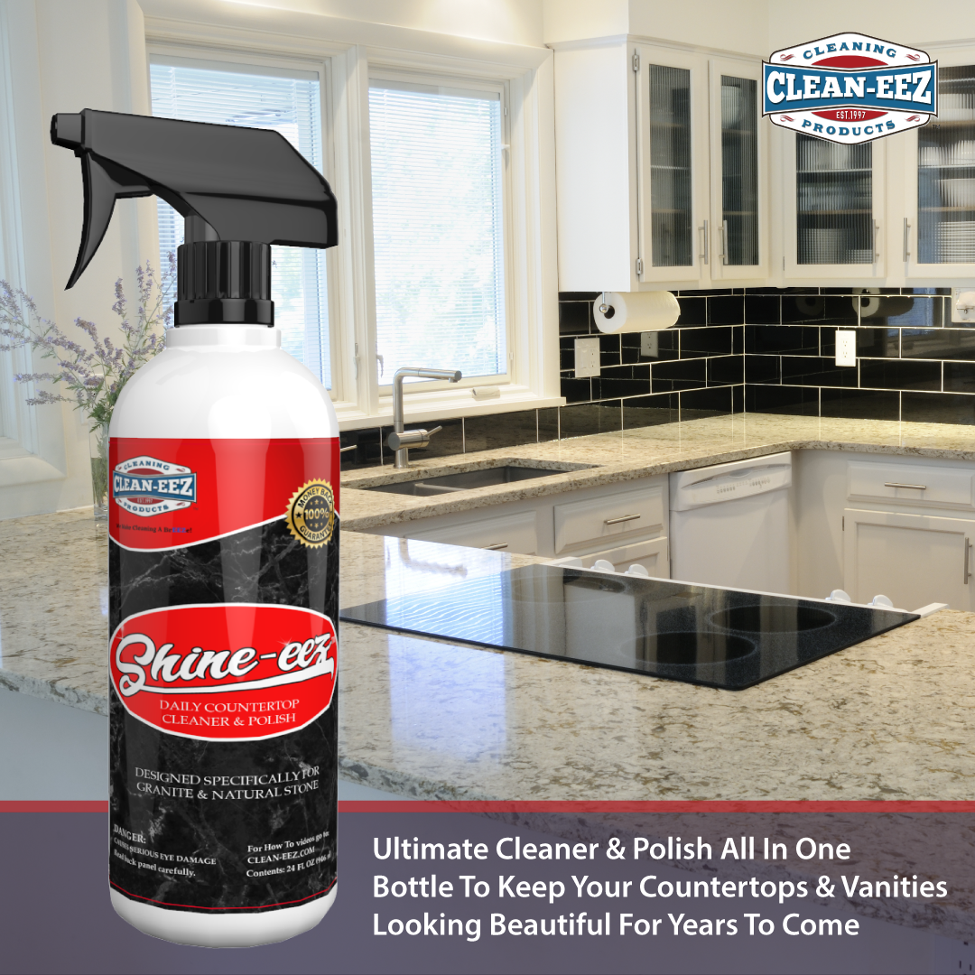 Granite Cleaner & Sealer Kit With Free Microfiber Cloth 24oz
