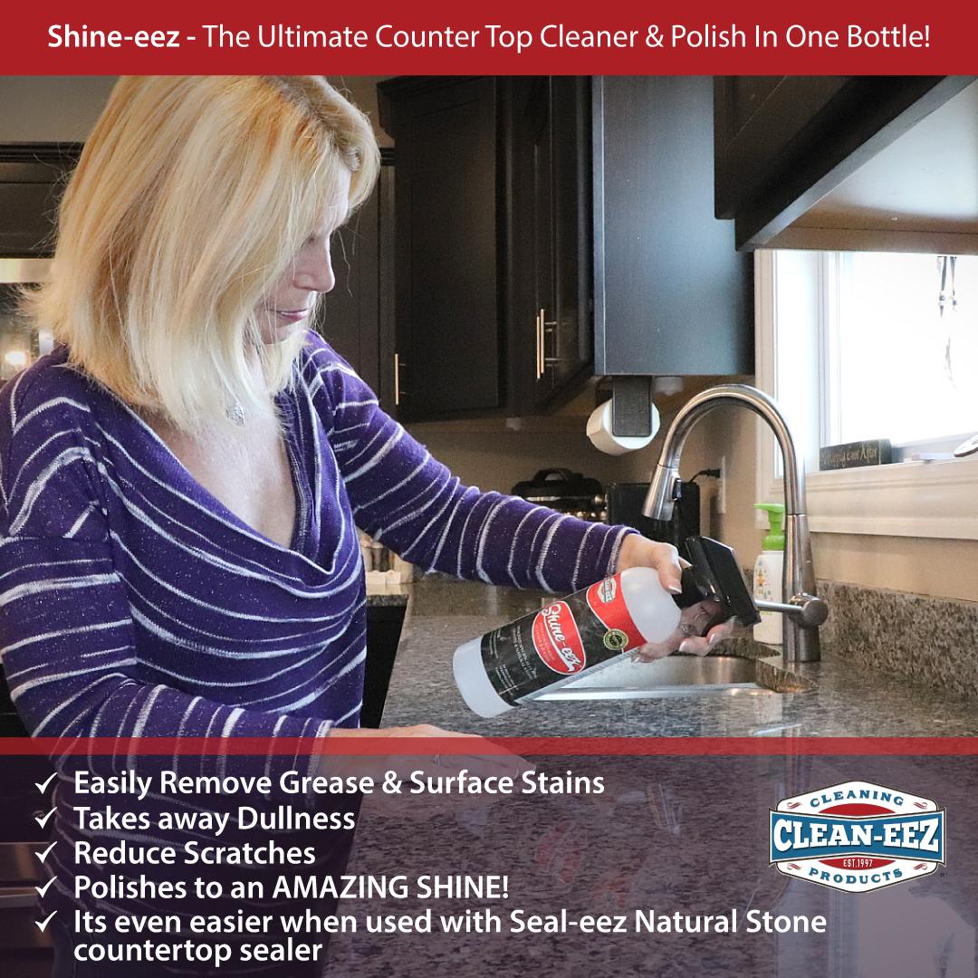 Granite Cleaner & Sealer Kit With Free Microfiber Cloth 24oz