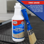 Grout & Stone Sealer + Stand-up Sealer Brush