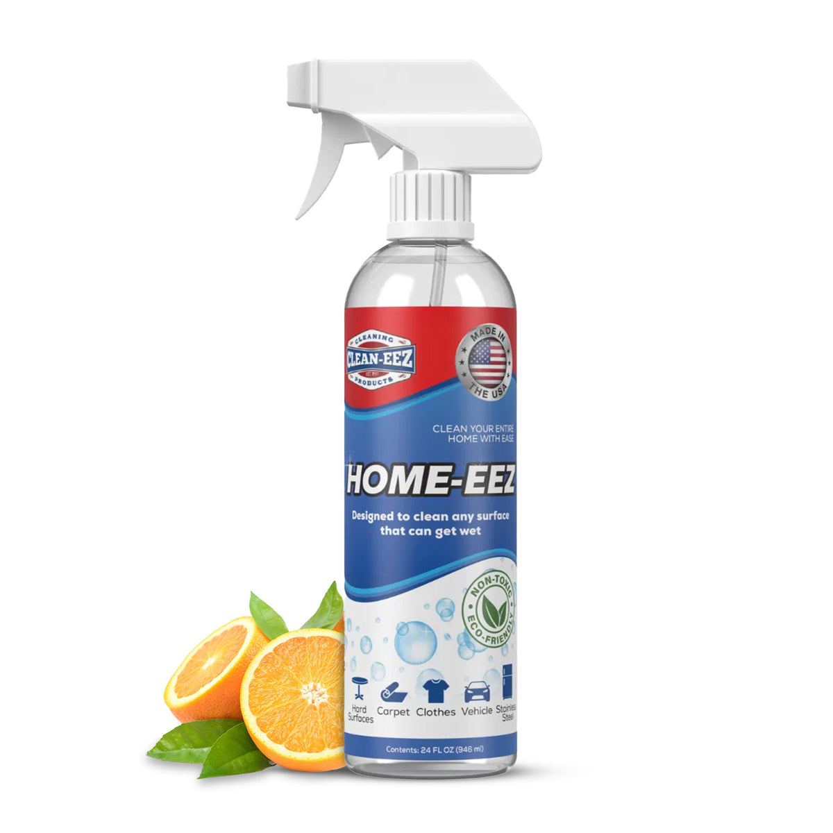 Home-eez – One Bottle. Every Mess.