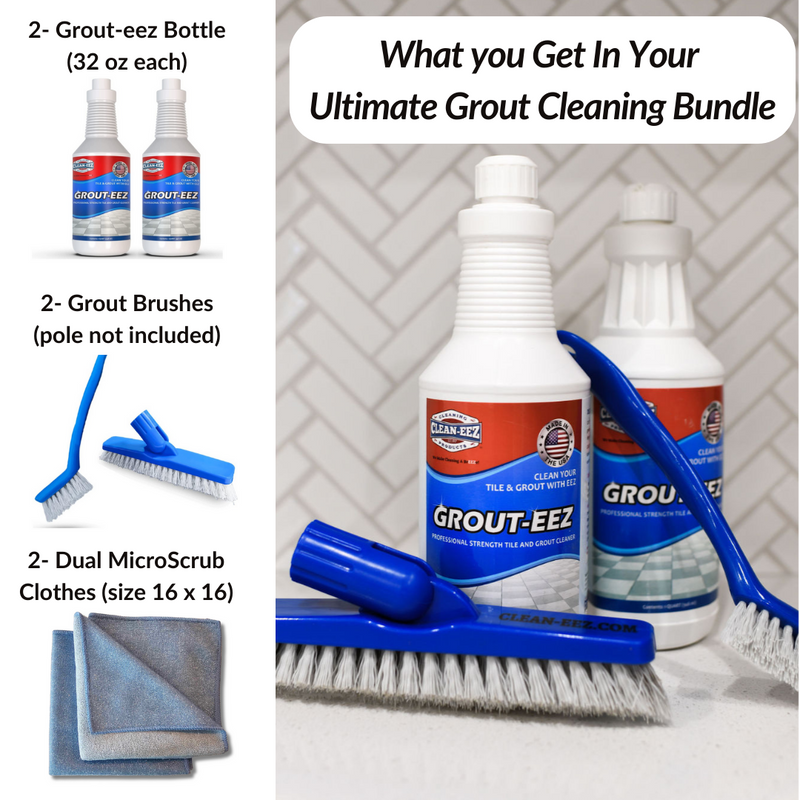 The Complete Grout Renewal Kit with 2 MicroScrub Towels