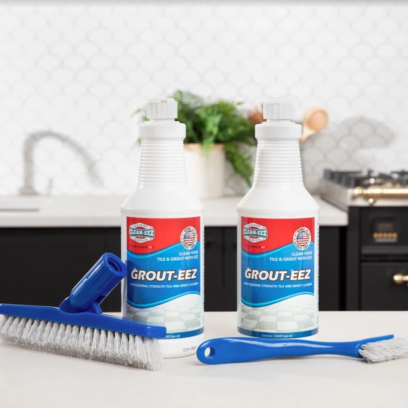 Clean-eez Grout-eez Super Heavy-Duty Grout Cleaner - Powerful Tile and  Floor Stain Remover for Bathroom, Kitchen, and More - 32 oz.