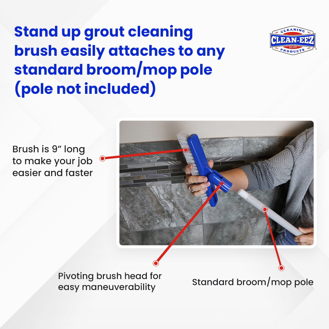 Project Source Poly Fiber Stiff Tile and Grout Brush in the Tile & Grout  Brushes department at