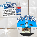 12 Quart Bottles Of Grout-eez With 2 Grout Brushes