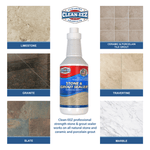 Large Tile & Grout Floor Care Kit Enough to Clean, Seal & Maintain 500 sq. ft. of Tile & Grout