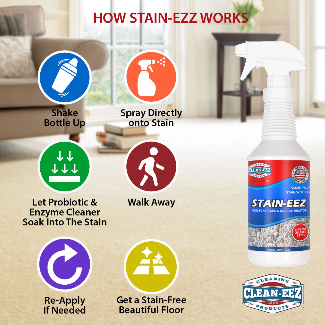 SPECIAL OFFER Stain-eez 2 bottle kit and 2 x Microfiber Towels