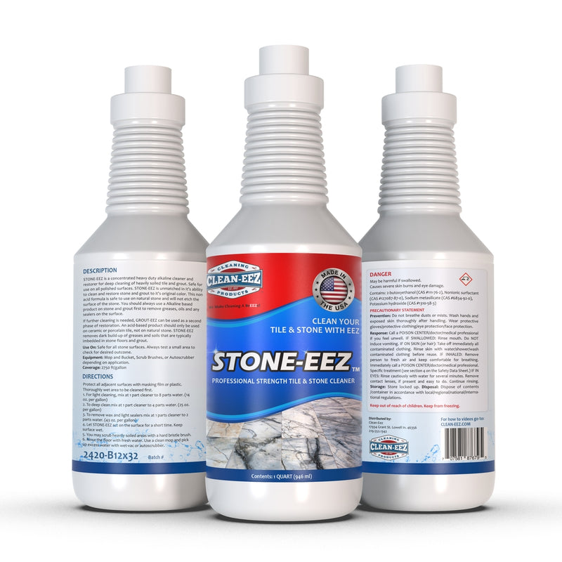 Stone-eez  2 Bottle Kit with Free Stand-Up Grout Brush