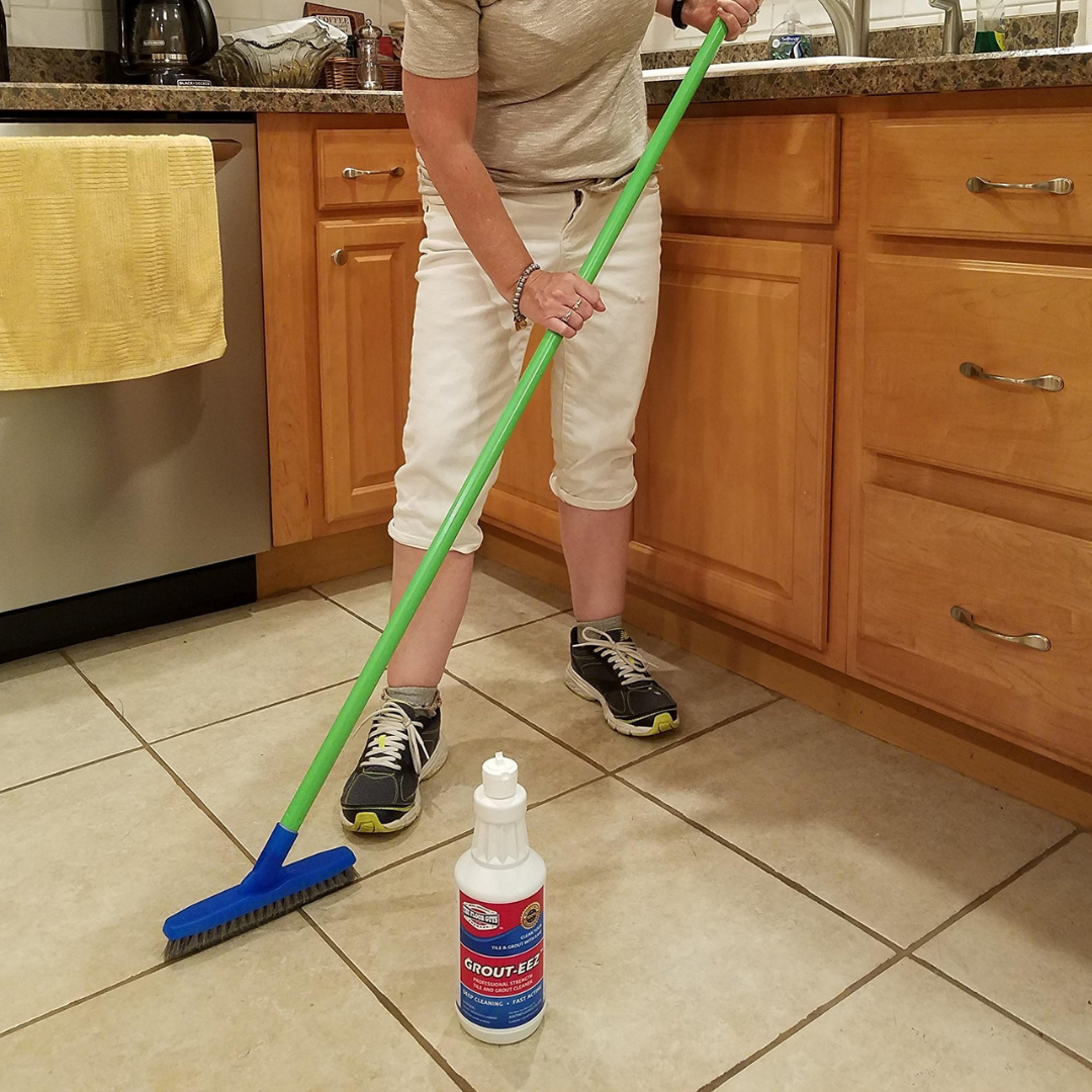 12 Quart Bottles Of Grout-eez With 2 Grout Brushes