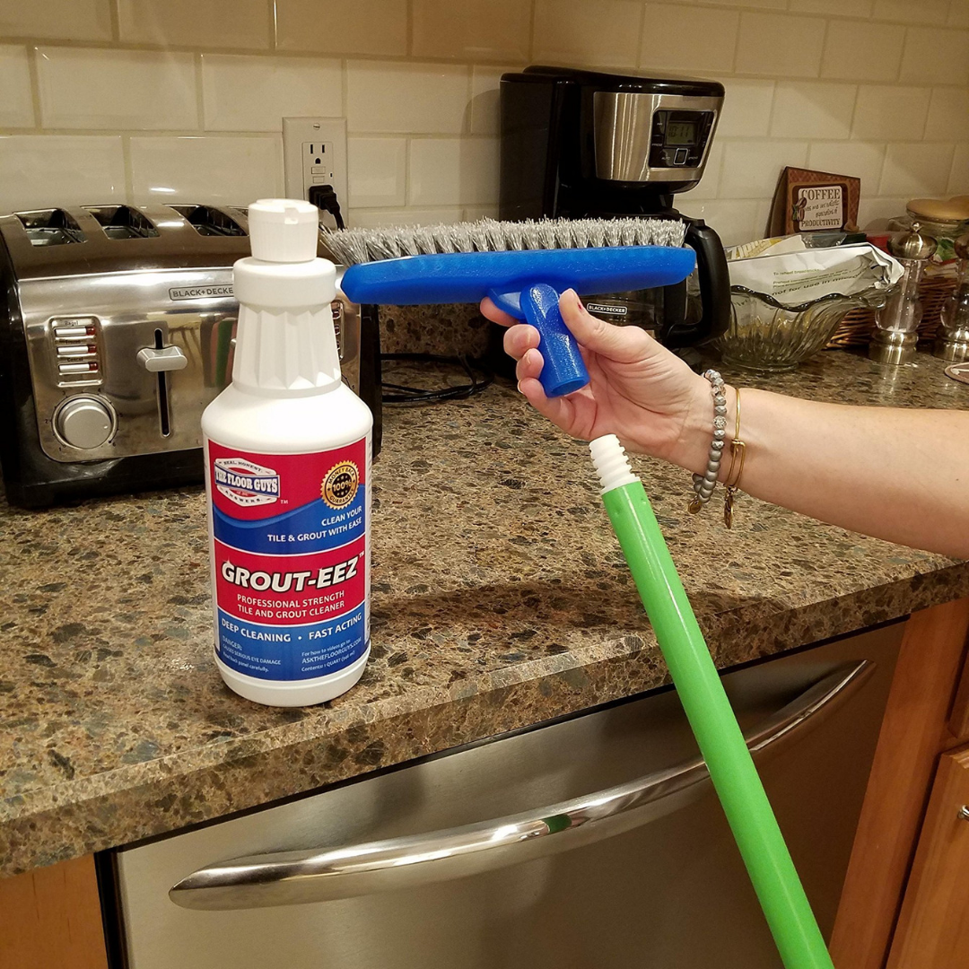 12 Quart Bottles Of Grout-eez With 2 Grout Brushes